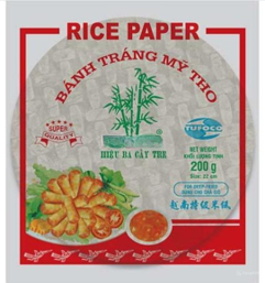 BAMBOO TREE Rice Paper Spring Roll Round 22 cm